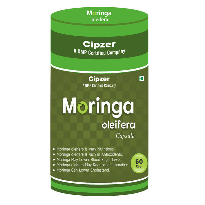 Cipzer Moringa Oleifera Capsule|Used in asthma, diabetes, breast-feeding, and many other purposes(Pack of 1)-60 Capsules