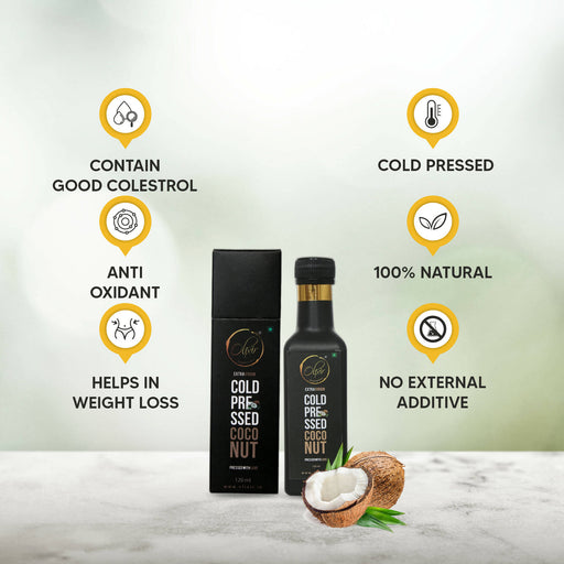 Extra Virgin Cold Pressed Coconut Oil 120ML