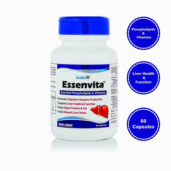 Healthvit Essenvita Essential Phospholipids With Vitamins 60 Capsules - Local Option