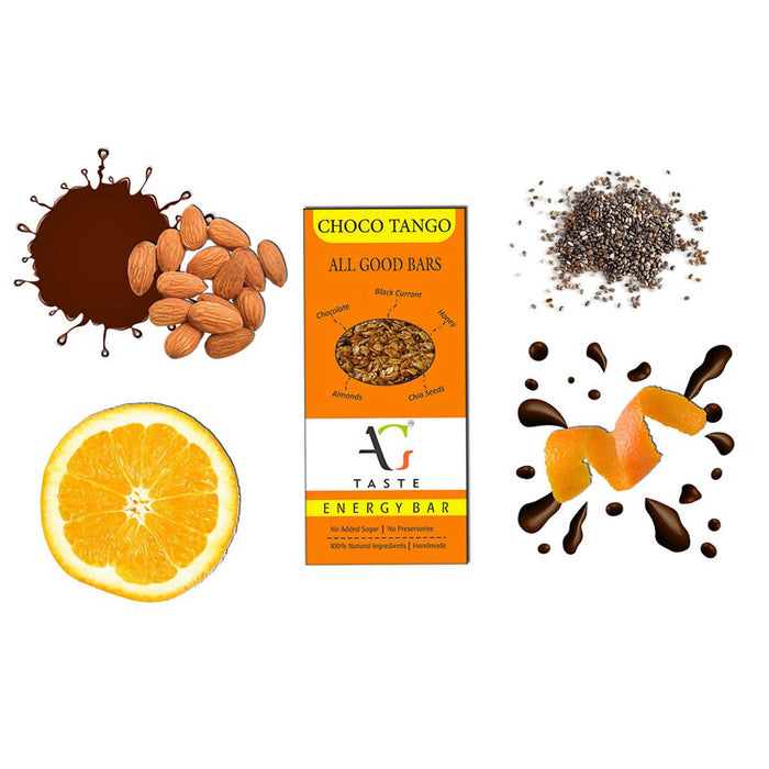 AG Taste Energy I Granola Bars | Choco Tango, Pack of 12 Bars - Local Option