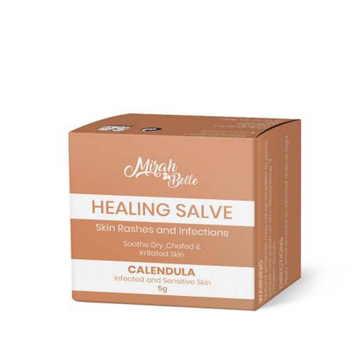 Mirah Belle - Organic -Calendula Healing Salve - Balm for Skin Inflammation, Rashes, Allergies, Reactions & Sun Burn - Local Option