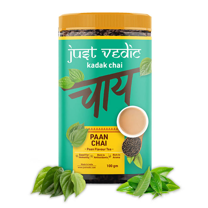 Paan Flavored Chai Tea - Betel Leaf Chai for Immunity, Slimming and Digestion