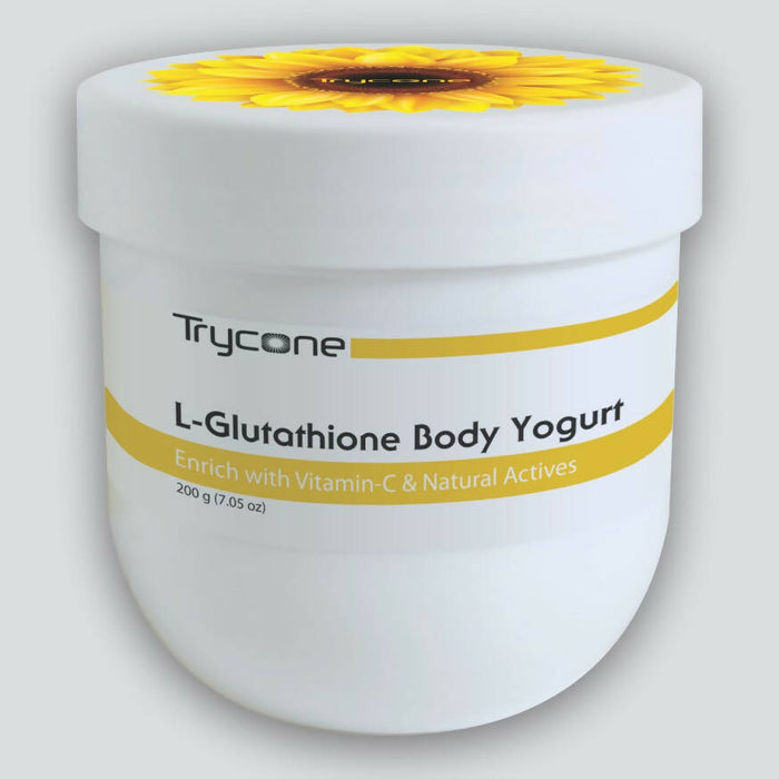 Trycone L Glutathione Body Yogurt Enrich with Vitamin-C & Natural Actives, 200 Gm