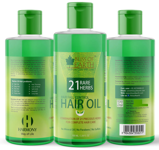 Hair Oil With 21 Rare Herbs - Local Option
