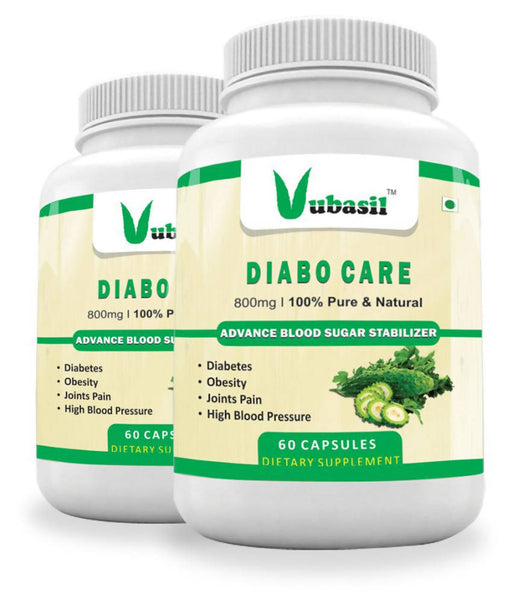 VUBASIL Best Herbal Diabetes Care Sugar Control - 120 Capsule ( Pack Of 2 ) - Local Option