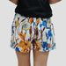 Whats Down White Floral Womens Boxers - Local Option